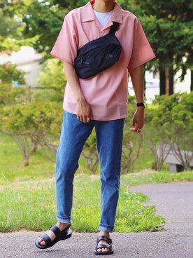 「PADRONE（パドローネ）のアイテム」を使った、reposukeさん（メンズ・173cm）の夏コーディネート