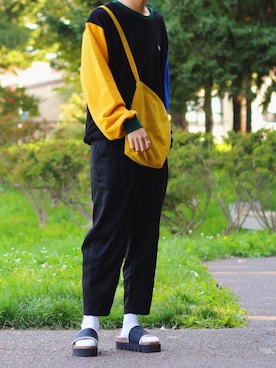 「DHOLIC SELECT（ディーホリックセレクト）のアイテム」を使った、reposukeさん（メンズ・173cm）の秋コーディネート