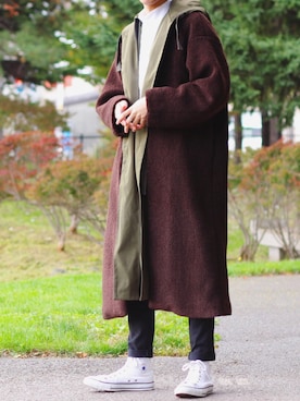 「CLANE（クラネ）のアイテム（その他アウター）」を使った、reposukeさん（メンズ・173cm）の秋コーディネート