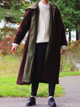 「CLANE（クラネ）のアイテム（その他アウター）」を使った、reposukeさん（メンズ・173cm）の秋コーディネート