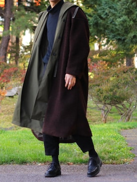 「CLANE（クラネ）のアイテム（その他アウター）」を使った、reposukeさん（メンズ・173cm）の秋コーディネート
