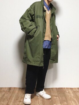 「レイヤードstyle」｜「アイテム（モッズコート）」を使った、reposukeさん（メンズ・173cm）の冬コーディネート