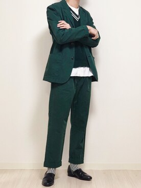 「CLOSED（クローズド）のアイテム（パンツ）」を使った、reposukeさん（メンズ・173cm）の春コーディネート
