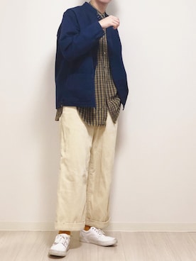 「Steven Alan（スティーブンアラン）のアイテム（カバーオール）」を使った、reposukeさん（メンズ・173cm）の春コーディネート