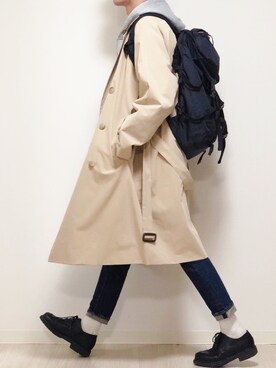 「NOT CONVENTIONAL（ノットコンベンショナル）のアイテム」を使った、reposukeさん（メンズ・173cm）の春コーディネート