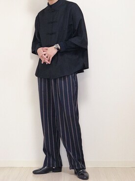 「NOT CONVENTIONAL（ノットコンベンショナル）のアイテム」を使った、reposukeさん（メンズ・173cm）の春コーディネート