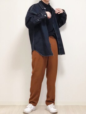 「SLACK FOOTWEAR（スラックフットウェア）のアイテム」を使った、reposukeさん（メンズ・173cm）の春コーディネート