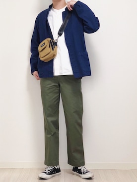 「Steven Alan（スティーブンアラン）のアイテム（カバーオール）」を使った、reposukeさん（メンズ・173cm）の春コーディネート
