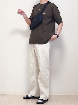 「Scye（サイ）のアイテム（トップス）」を使った、reposukeさん（メンズ・173cm）の春コーディネート