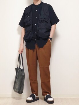 「SEVENDAYS=SUNDAY（セブンデイズサンデイ）のアイテム」を使った、reposukeさん（メンズ・173cm）の夏コーディネート