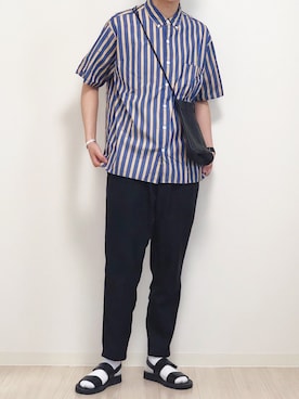 「PADRONE（パドローネ）のアイテム」を使った、reposukeさん（メンズ・173cm）の夏コーディネート