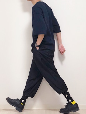 「NOT CONVENTIONAL（ノットコンベンショナル）のアイテム」を使った、reposukeさん（メンズ・173cm）の夏コーディネート