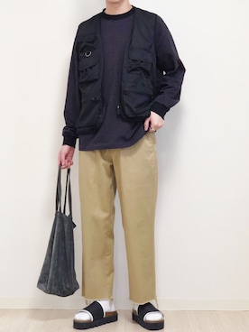 「SEVENDAYS=SUNDAY（セブンデイズサンデイ）のアイテム」を使った、reposukeさん（メンズ・173cm）の夏コーディネート