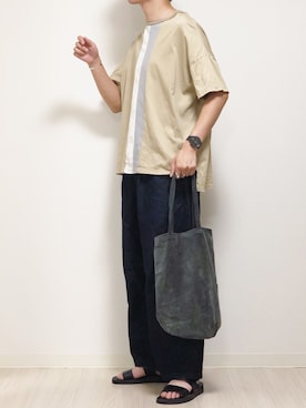 「PADRONE（パドローネ）のアイテム」を使った、reposukeさん（メンズ・173cm）の夏コーディネート