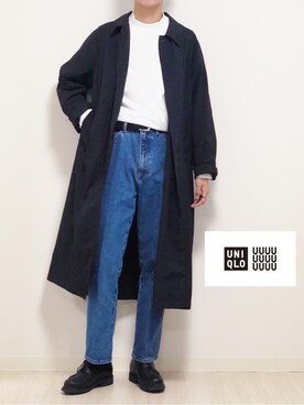 「Steven Alan（スティーブンアラン）のアイテム（ステンカラーコート）」を使った、reposukeさん（メンズ・173cm）の秋コーディネート