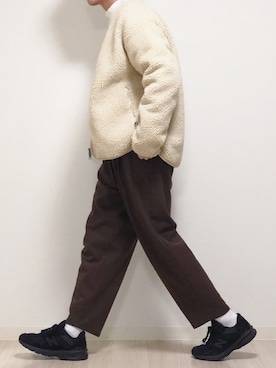 「Johnbull Private labo（ジョンブルプライベートラボ）のアイテム（パンツ）」を使った、reposukeさん（メンズ・173cm）の冬コーディネート