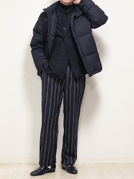 「International Gallery BEAMS（インターナショナルギャラリービームス）のアイテム（ジャケット/アウター）」を使った、reposukeさん（メンズ・173cm）の冬コーディネート