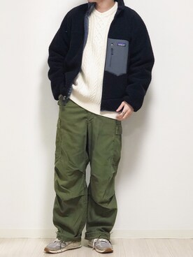 「WAIPER.inc（ワイパーインク）のアイテム（パンツ）」を使った、reposukeさん（メンズ・173cm）の冬コーディネート