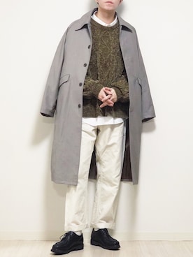 「CASPER JOHN（キャスパージョン）のアイテム（その他アウター）」を使った、reposukeさん（メンズ・173cm）の冬コーディネート
