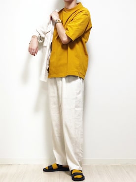 「PADRONE（パドローネ）のアイテム」を使った、reposukeさん（メンズ・173cm）の夏コーディネート