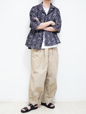「PADRONE（パドローネ）のアイテム」を使った、reposukeさん（メンズ・173cm）の夏コーディネート