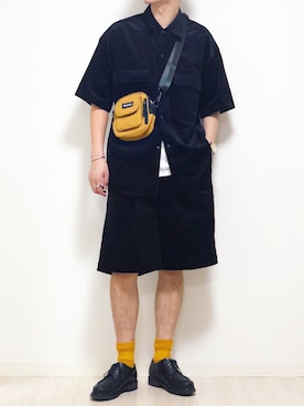 「MONKEY TIME（モンキータイム）のアイテム（その他パンツ）」を使った、reposukeさん（メンズ・173cm）の夏コーディネート