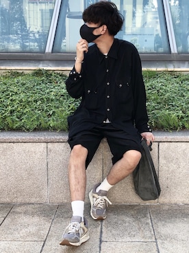 「MONKEY TIME（モンキータイム）のアイテム（その他パンツ）」を使った、reposukeさん（メンズ・173cm）の夏コーディネート