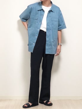 「PADRONE（パドローネ）のアイテム」を使った、reposukeさん（メンズ・173cm）の夏コーディネート