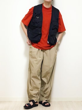 「SEVENDAYS=SUNDAY（セブンデイズサンデイ）のアイテム」を使った、reposukeさん（メンズ・173cm）の夏コーディネート