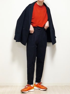 「FREAK'S STORE（フリークスストア）のアイテム（テーラードジャケット）」を使った、reposukeさん（メンズ・173cm）の秋コーディネート