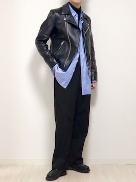 「JACKROSE（ジャックローズ）のアイテム（ジャケット/アウター）」を使った、reposukeさん（メンズ・173cm）の秋コーディネート