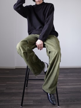 「WAIPER.inc（ワイパーインク）のアイテム（パンツ）」を使った、reposukeさん（メンズ・173cm）の冬コーディネート