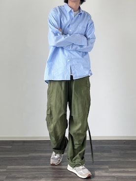 「WAIPER.inc（ワイパーインク）のアイテム（パンツ）」を使った、reposukeさん（メンズ・173cm）の春コーディネート
