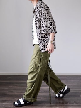 「PADRONE（パドローネ）のアイテム」を使った、reposukeさん（メンズ・173cm）の春コーディネート