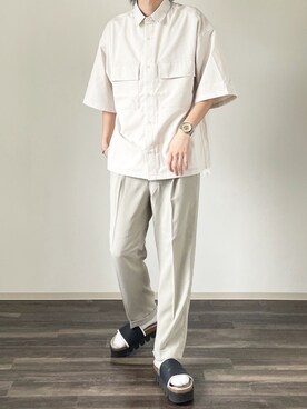 「BeAMS DOT（ビームスドット）のアイテム」を使った、reposukeさん（メンズ・173cm）の春コーディネート