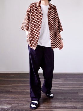 「PADRONE（パドローネ）のアイテム」を使った、reposukeさん（メンズ・173cm）の春コーディネート