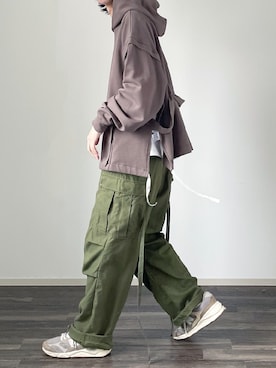 「WAIPER.inc（ワイパーインク）のアイテム（パンツ）」を使った、reposukeさん（メンズ・173cm）の春コーディネート