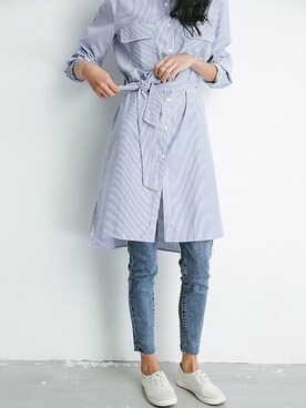 「aimoha（アイモハ）のアイテム（ワンピース/ドレス）」を使った、aimohaさん（レディース・166cm）の夏コーディネート