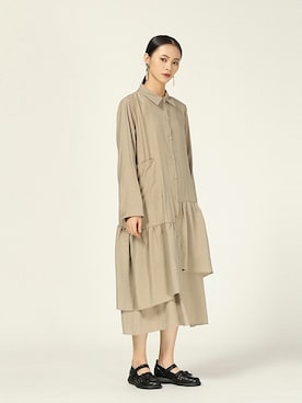 「aimoha（アイモハ）のアイテム（ワンピース/ドレス）」を使った、aimohaさん（レディース・166cm）の秋コーディネート