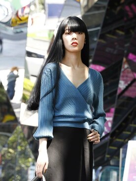 「BELL（ベル）のアイテム」を使った、aimohaさん（レディース・166cm）の秋コーディネート