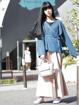 「BELL（ベル）のアイテム」を使った、aimohaさん（レディース・166cm）の秋コーディネート