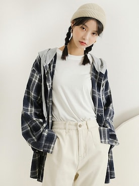 「aimoha（アイモハ）のアイテム」を使った、aimohaさん（レディース・166cm）の秋コーディネート