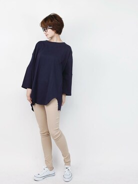 「BELL（ベル）のアイテム」を使った、aimohaさん（レディース・166cm）の秋コーディネート