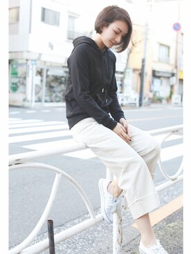 「aimoha（アイモハ）のアイテム」を使った、aimohaさん（レディース・166cm）の秋コーディネート