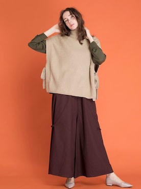 「BELL（ベル）のアイテム」を使った、aimohaさん（レディース・166cm）の秋コーディネート