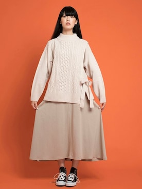 「BELL（ベル）のアイテム」を使った、aimohaさん（レディース・166cm）の秋コーディネート