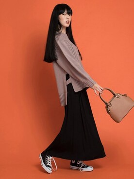 「BELL（ベル）のアイテム」を使った、aimohaさん（レディース・166cm）の秋コーディネート