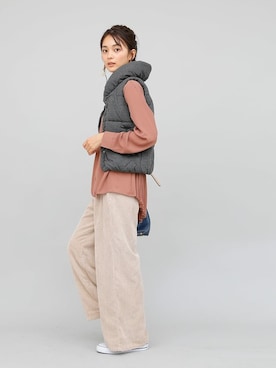 「BELL（ベル）のアイテム」を使った、aimohaさん（レディース・160cm）の冬コーディネート