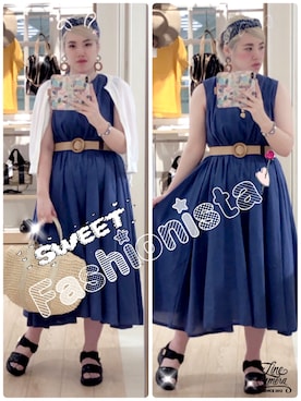 「GALENA（ガレナ）のアイテム」を使った、YuRiさん（レディース・165cm）の夏コーディネート