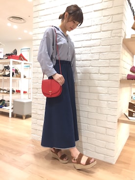 「差し色(赤)」｜ORientalTRaffic ルミネエスト新宿店さん（レディース・165cm）の春コーディネート